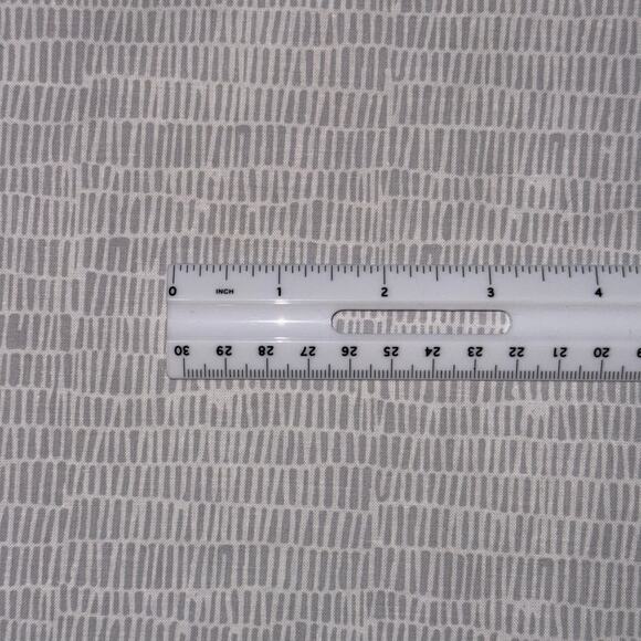 Lunar Rock Gray Dash Lines Cotton Fabric by Quilter's Showcase - Over 7/8 Yard - Picture 3 of 5